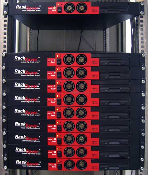[Racksaver cluster]